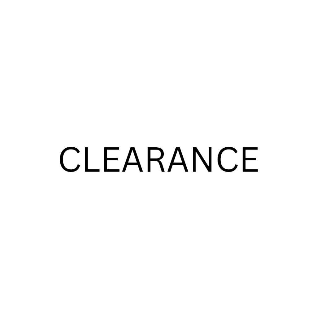 Clearance Sale